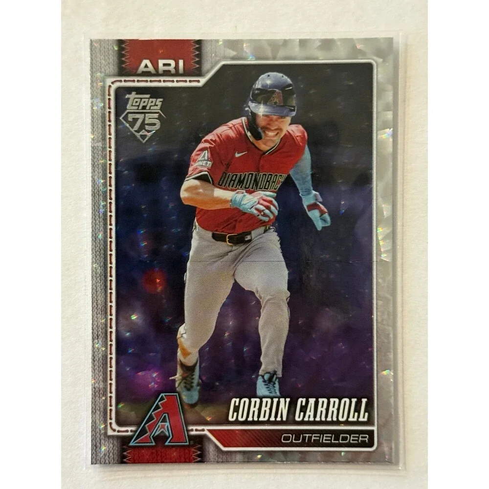 2026 Topps Series 1 Silver Crackleboard #314 Corbin Carroll Dbacks (b)